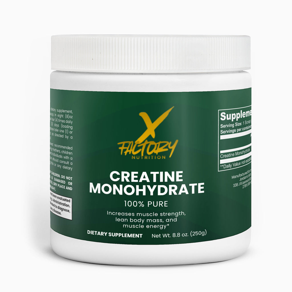 Creatine Monohydrate To Increased Muscle Mass,  Improved Athletic Performance, Enhanced Focus and Higher Energy Levels