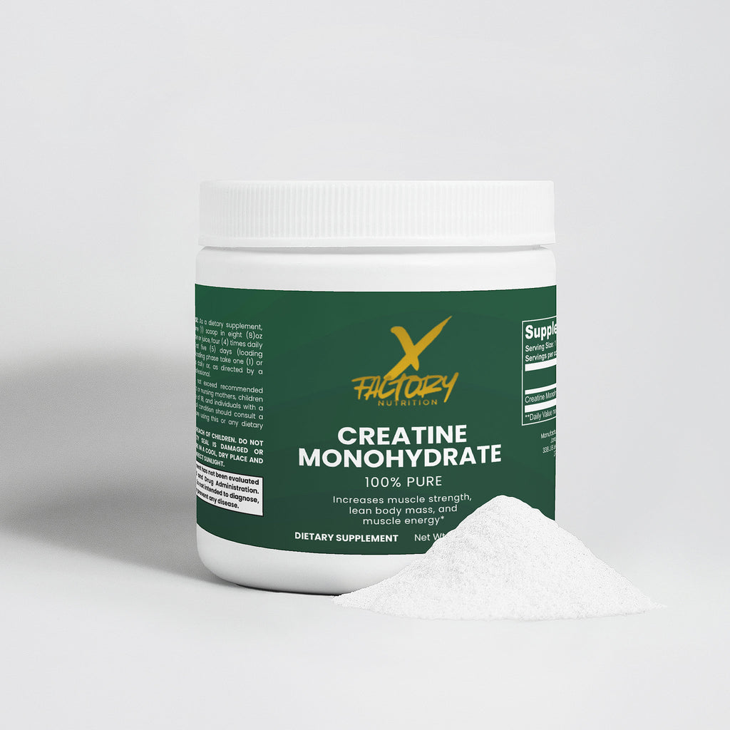 Creatine Monohydrate To Increased Muscle Mass,  Improved Athletic Performance, Enhanced Focus and Higher Energy Levels