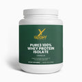 Pure3 100% Whey Protein Isolate The Purest Form Of Whey To Support Muscle Mass Growth, Muscle Recovery and Metabolic Rate and Curb Hunger. Available In Chocolate & Vanilla