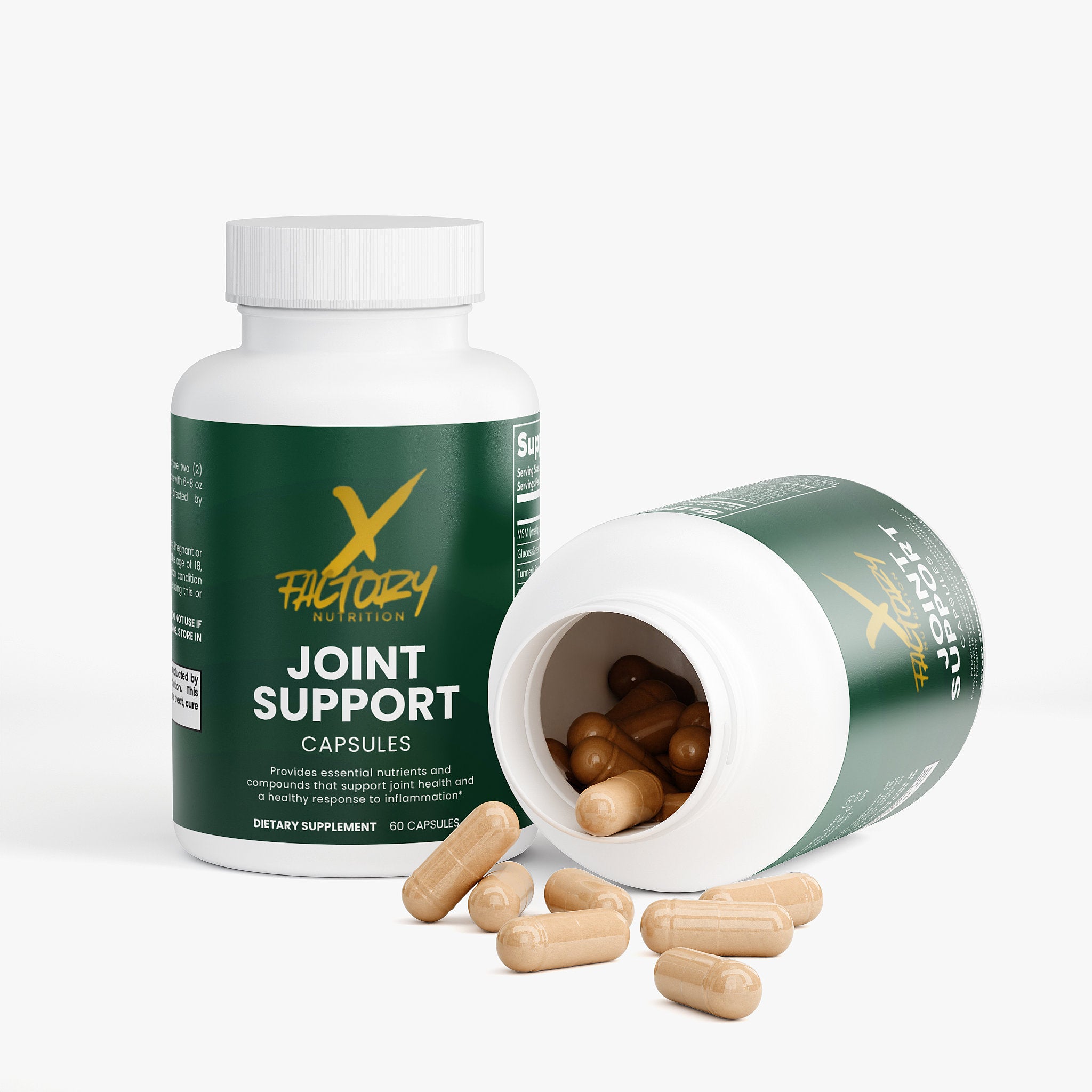 Joint Support With MSM, Glucosamine HCI, Turmeric, White Willow Bark, Boswellia and More To Support Joint Flexibility and Function and Reduce Discomfort