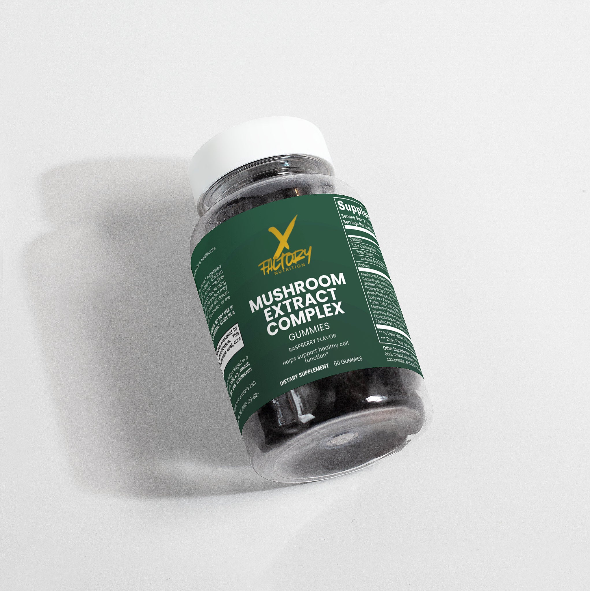 Mushroom Extract Complex With The Most Sought After Mushrooms In The World To Increase Energy Levels and Athletic Performace and  Support Cognitive Functioning