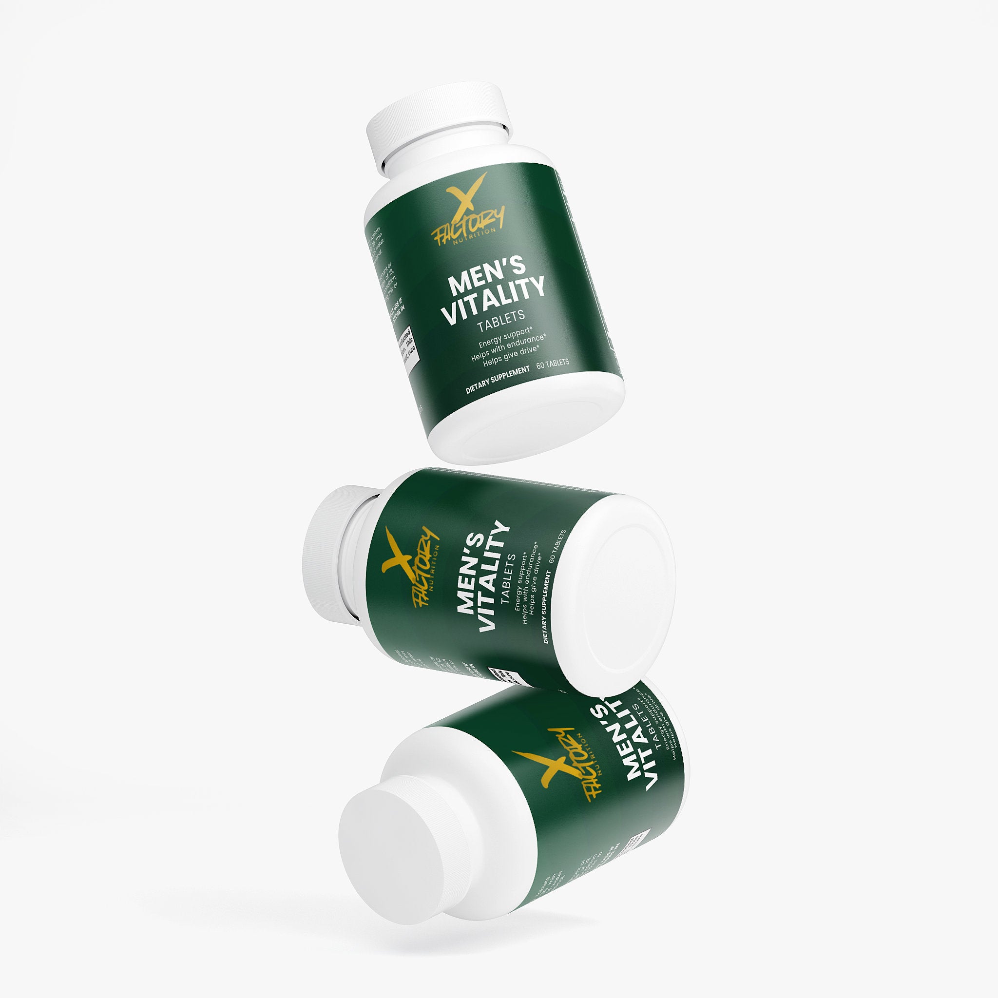 Men's Vitality With Zinc, Maca, Tongkat Ali, Ginseng and More To Help Maintain Strength, Stamina, Performance, Mascular Endurance and Libido