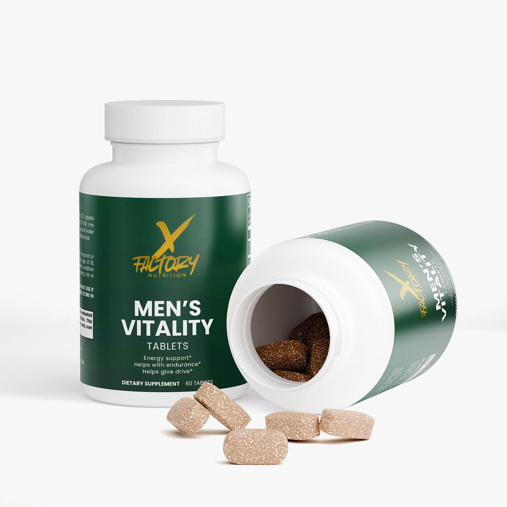 Men's Vitality With Zinc, Maca, Tongkat Ali, Ginseng and More To Help Maintain Strength, Stamina, Performance, Mascular Endurance and Libido