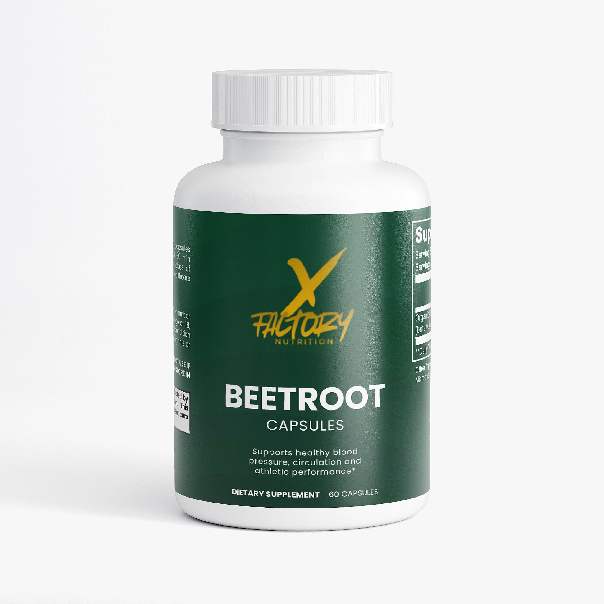 Beetroot Capsules To Support Normal Circulation and Healthy Blood Pressure,  Enhancing Oxygen Delivery To Active Muscles and Improving Sexual Function