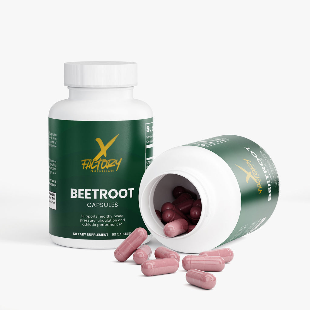 Beetroot Capsules To Support Normal Circulation and Healthy Blood Pressure,  Enhancing Oxygen Delivery To Active Muscles and Improving Sexual Function