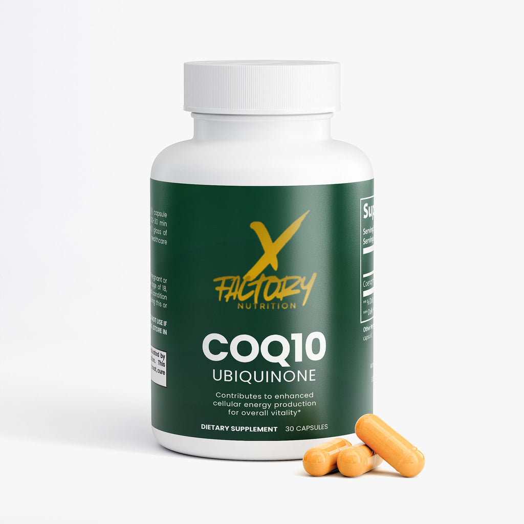 CoQ10 Ubiquinone To Power Cellular Energy Production (ATP), Antioxidant Support and Improved Cardiovascular Health