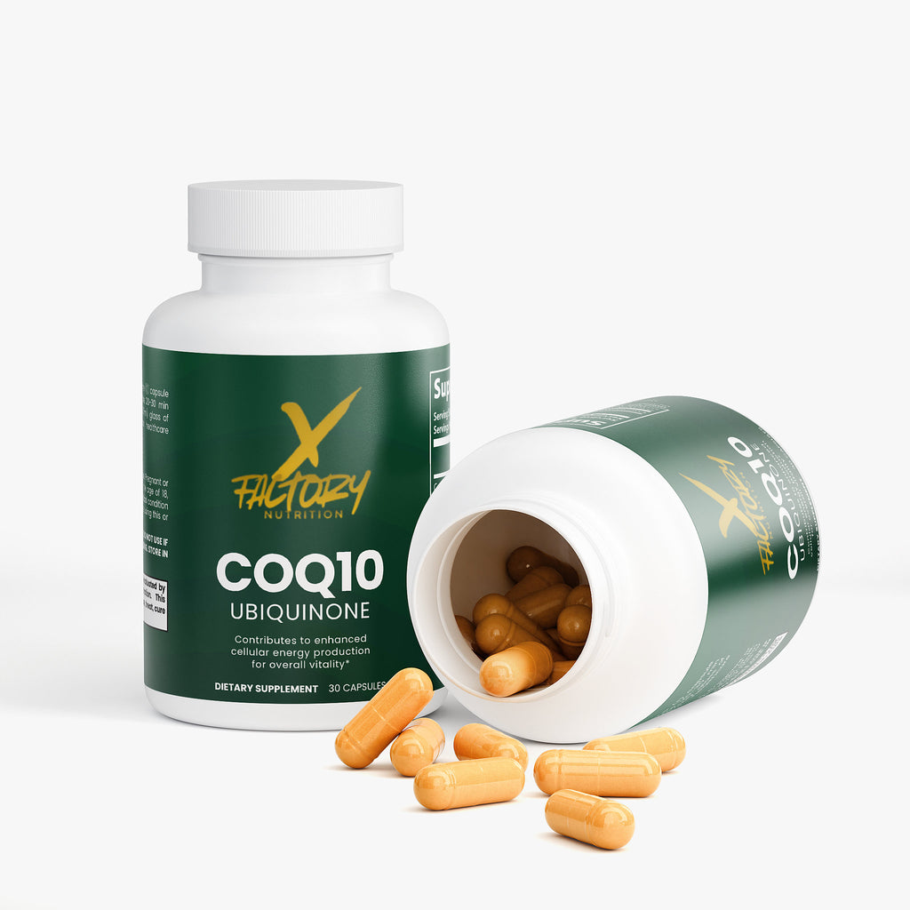 CoQ10 Ubiquinone To Power Cellular Energy Production (ATP), Antioxidant Support and Improved Cardiovascular Health