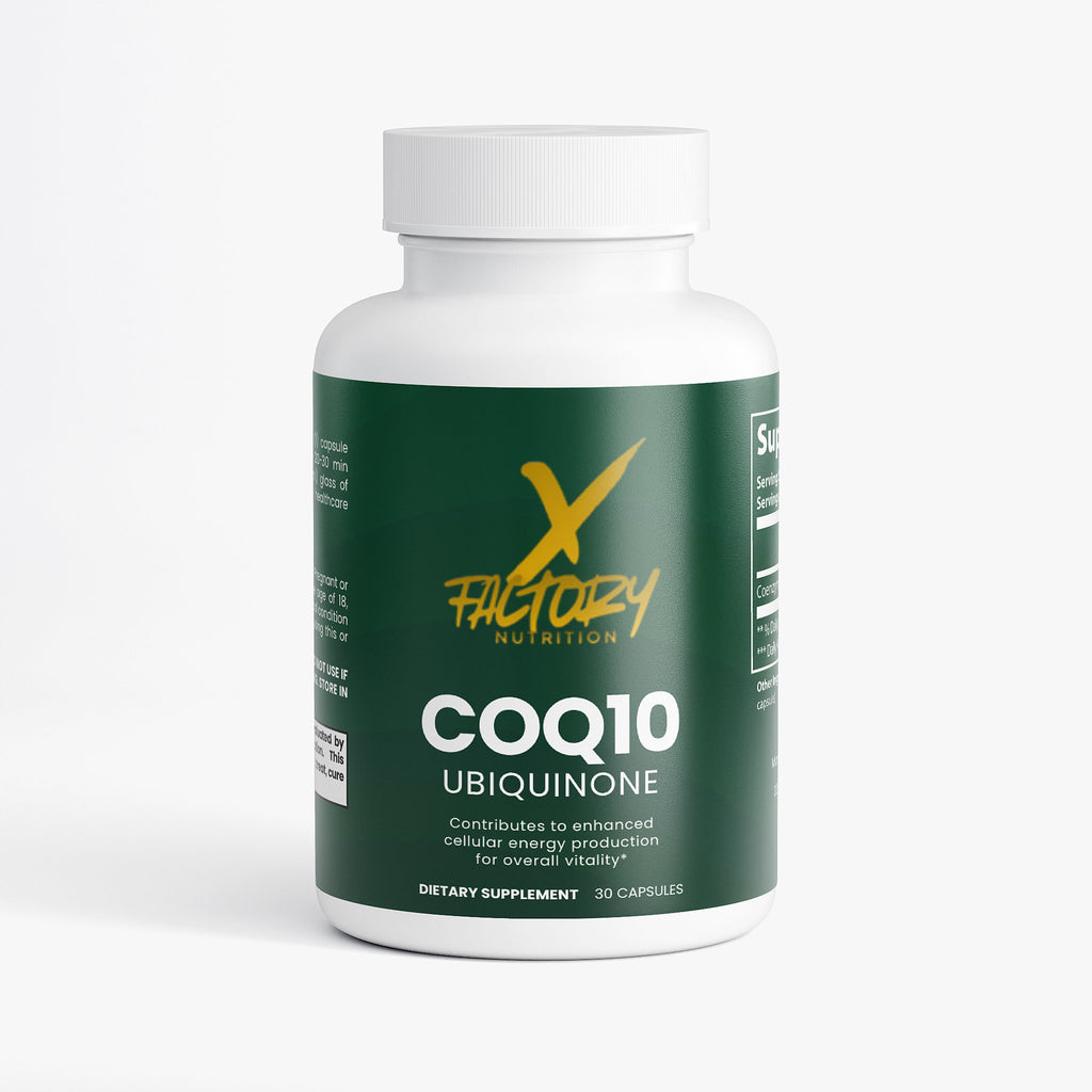 CoQ10 Ubiquinone To Power Cellular Energy Production (ATP), Antioxidant Support and Improved Cardiovascular Health