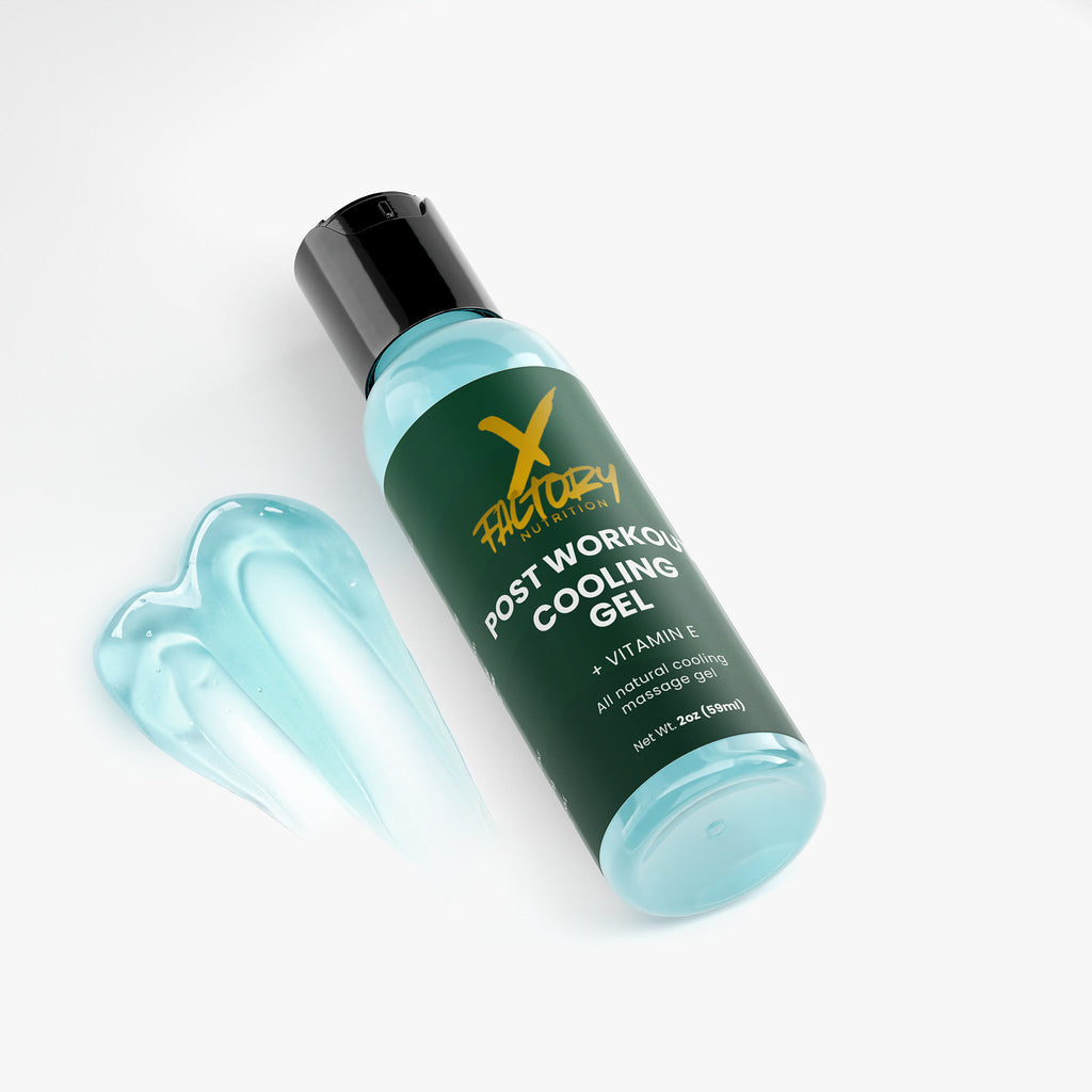 Post Workout Cooling Gel with Vitamin E and Other All Natural Cooling and Healing ingredients To Cool, Heal and Decrease Inflammation