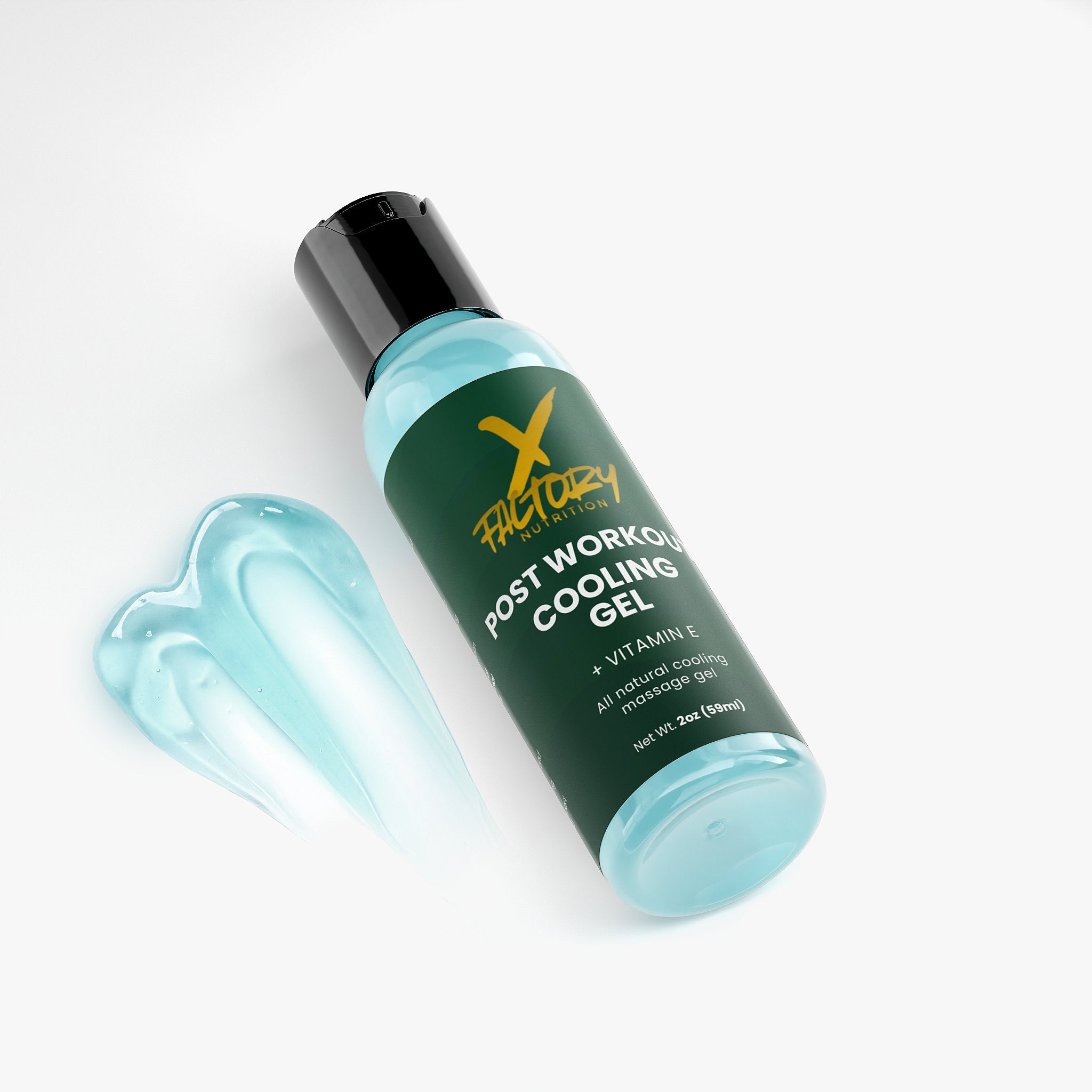Post Workout Cooling Gel with Vitamin E and Other All Natural Cooling and Healing ingredients To Cool, Heal and Decrease Inflammation