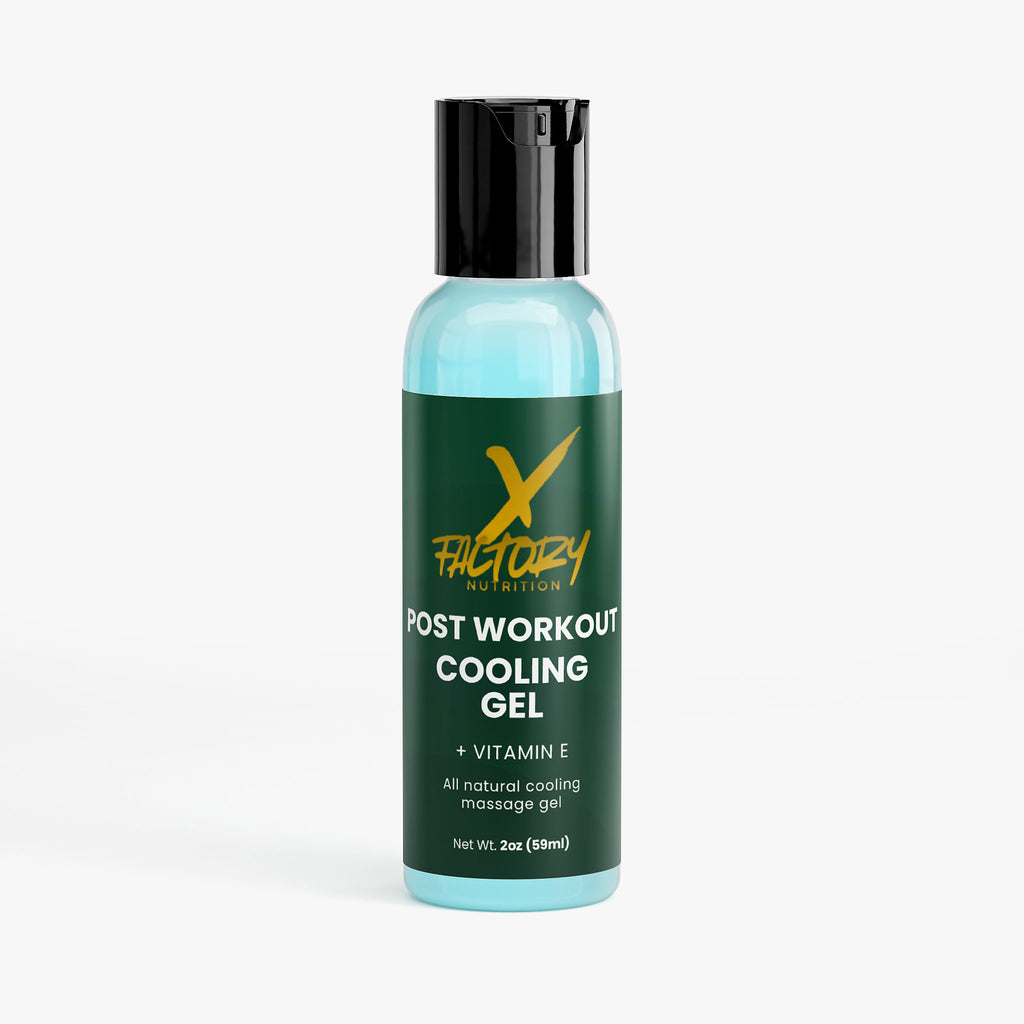 Post Workout Cooling Gel with Vitamin E and Other All Natural Cooling and Healing ingredients To Cool, Heal and Decrease Inflammation
