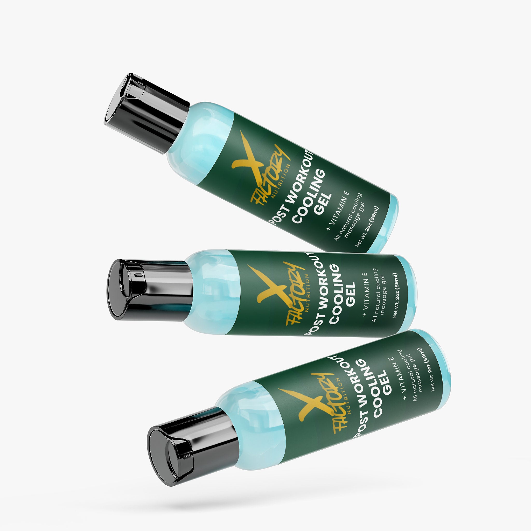 Post Workout Cooling Gel with Vitamin E and Other All Natural Cooling and Healing ingredients To Cool, Heal and Decrease Inflammation