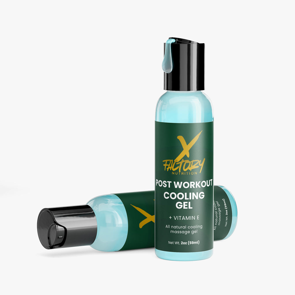 Post Workout Cooling Gel with Vitamin E and Other All Natural Cooling and Healing ingredients To Cool, Heal and Decrease Inflammation