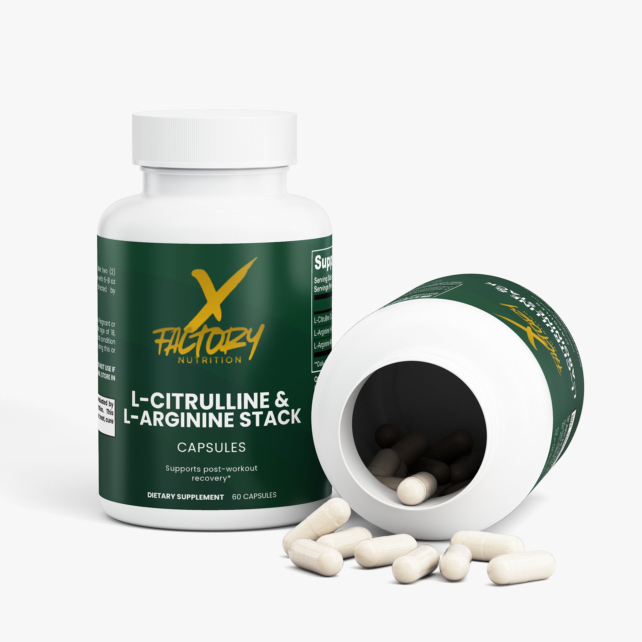 L-Citrulline & L-Arginine Stack To Supporting Muscle Performance and Post Workout Recovery