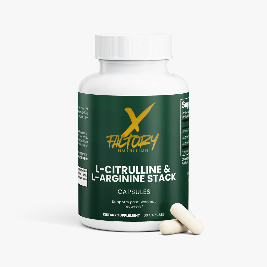 L-Citrulline & L-Arginine Stack To Supporting Muscle Performance and Post Workout Recovery