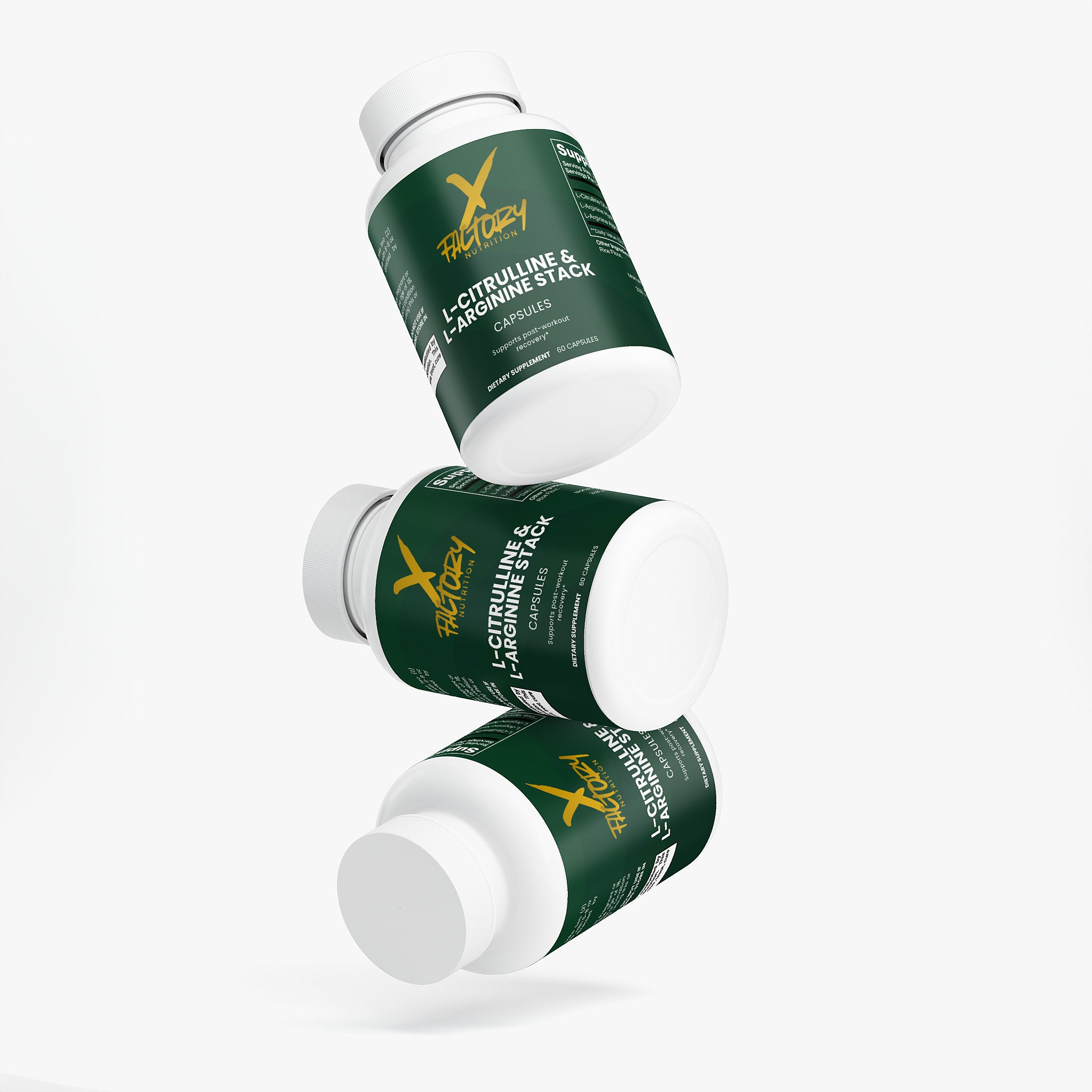 L-Citrulline & L-Arginine Stack To Supporting Muscle Performance and Post Workout Recovery