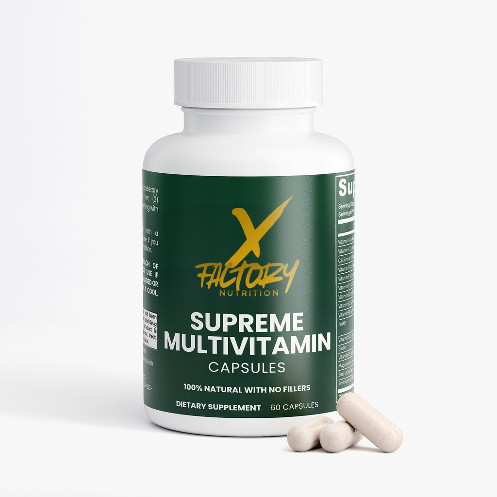 Supreme Multivitamin 100% Naturally Loaded With The Crucial Vitamins and Minerals You Need Plus An Entire Range of Antioxidants