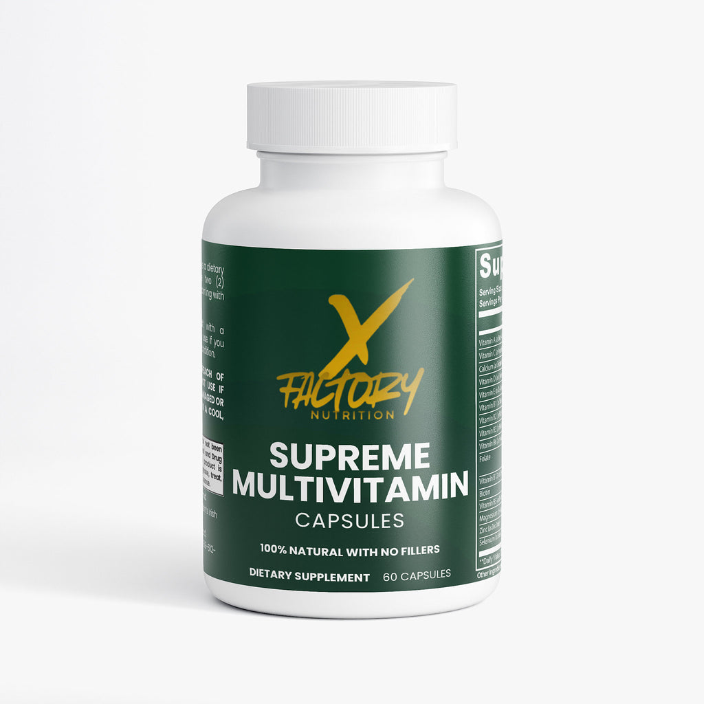 Supreme Multivitamin 100% Naturally Loaded With The Crucial Vitamins and Minerals You Need Plus An Entire Range of Antioxidants