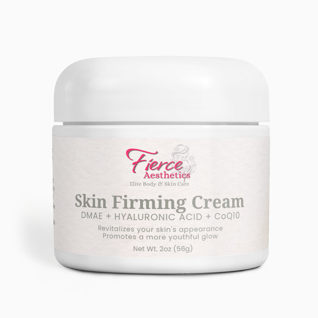 SKIN FIRMING CREAM with DMAE, Hyaluronic Acid and CO-Q10 For Firmer, Toned and Youthful Looking Skin