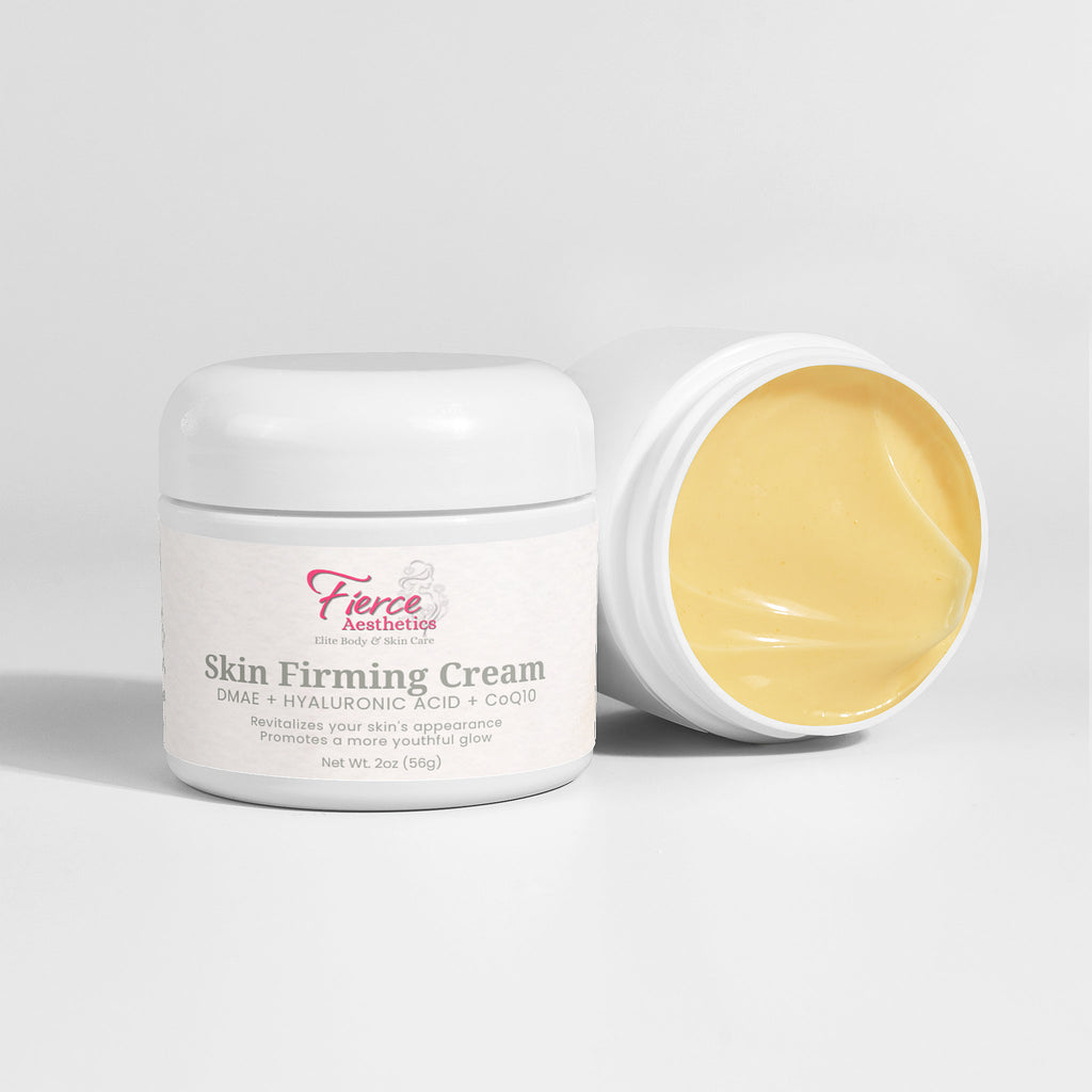 SKIN FIRMING CREAM with DMAE, Hyaluronic Acid and CO-Q10 For Firmer, Toned and Youthful Looking Skin