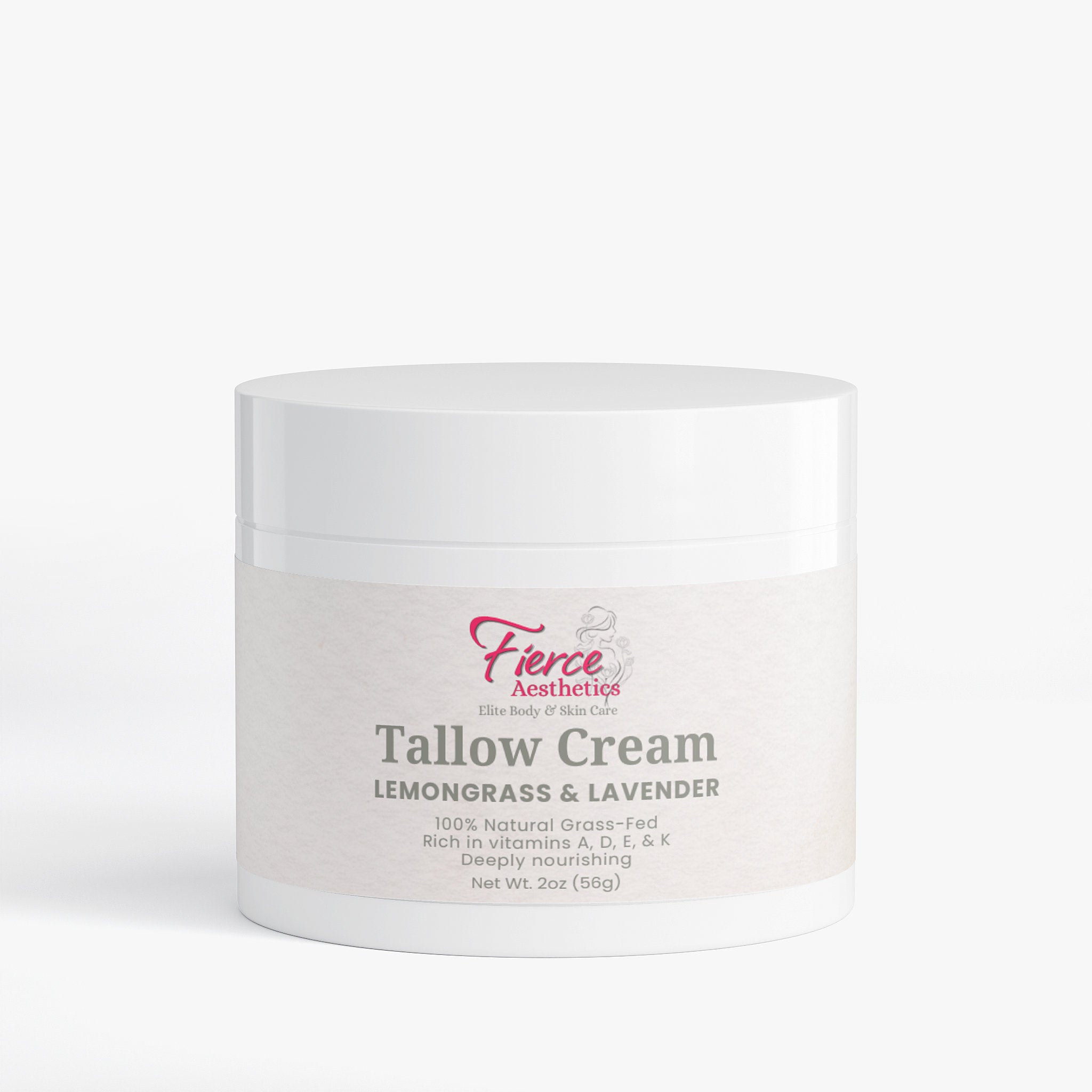 TALLOW CREAM 100% Natural with No Fillers In An Amazing Lemongrass & Lavender Scent For Luxurious Hydration for Radiant Skin