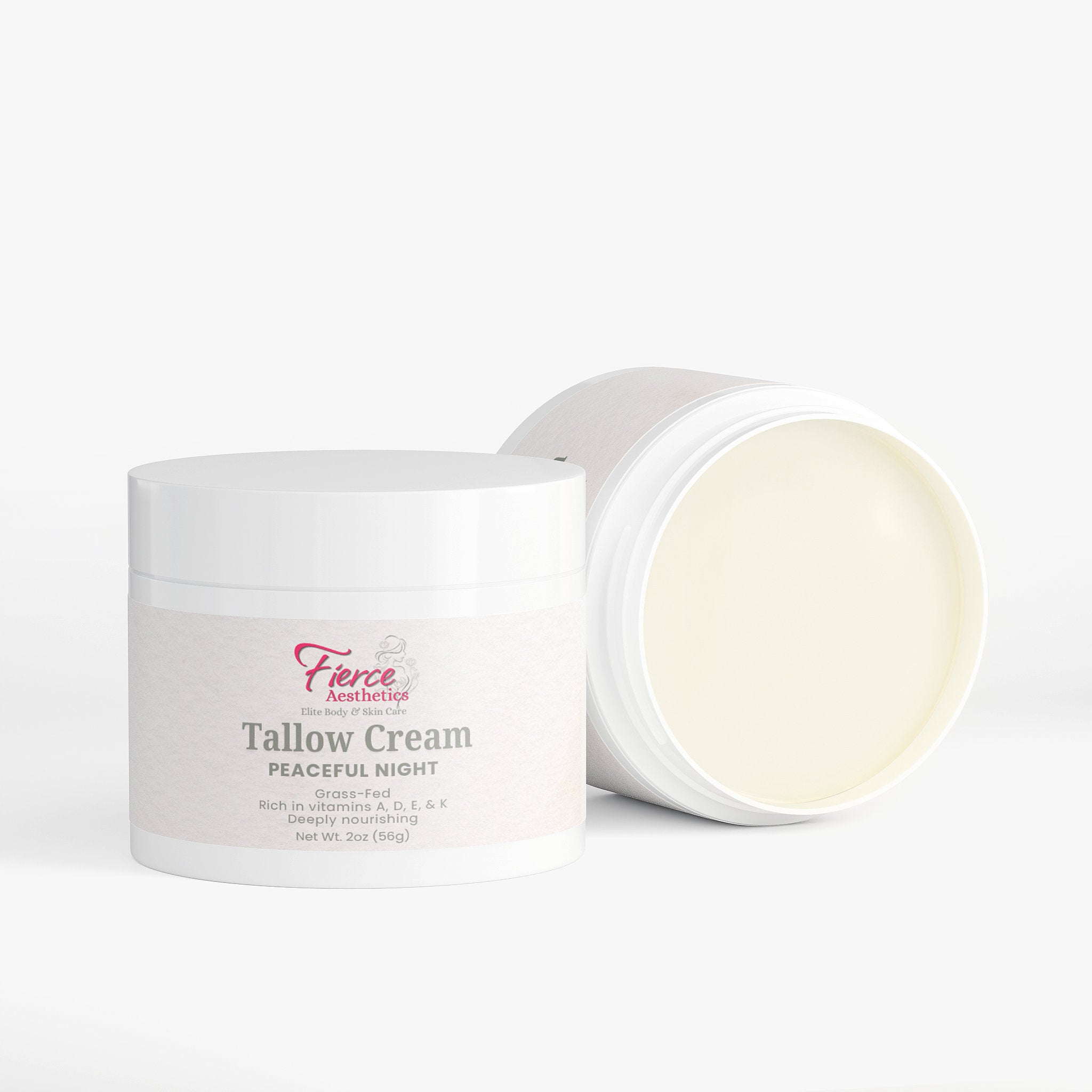 TALLOW CREAM 100% Natural with No Fillers In An Amazing Peaceful Night Scent For Luxurious Hydration for Radiant Skin