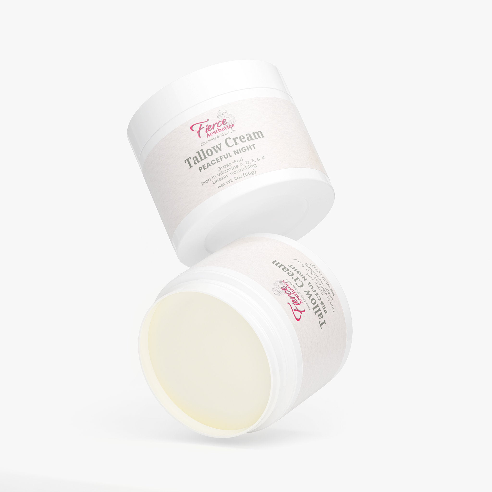 TALLOW CREAM 100% Natural with No Fillers In An Amazing Peaceful Night Scent For Luxurious Hydration for Radiant Skin
