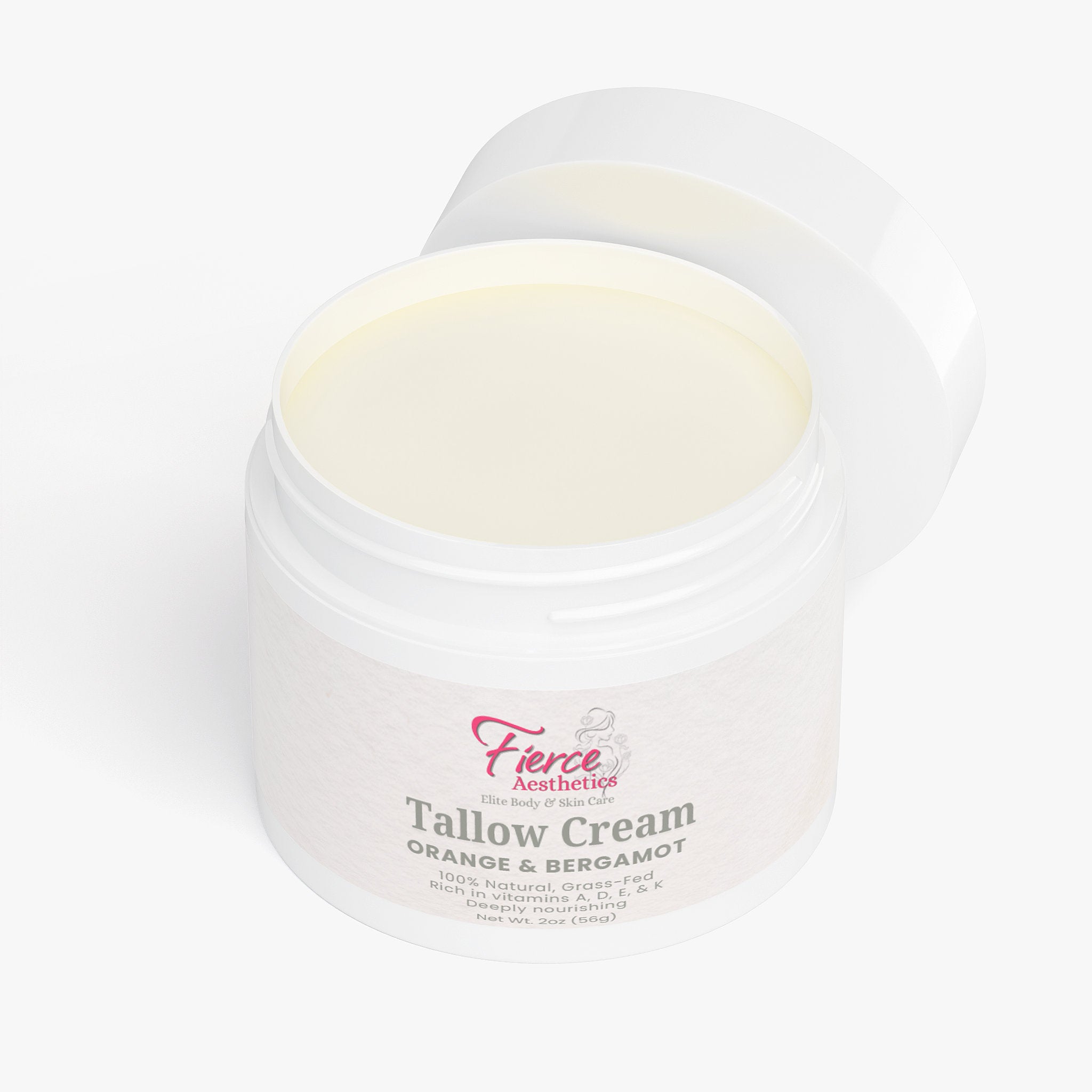 TALLOW CREAM 100% Natural with No Fillers In An Amazing Orange & Bergamot Scent For Luxurious Hydration for Radiant Skin