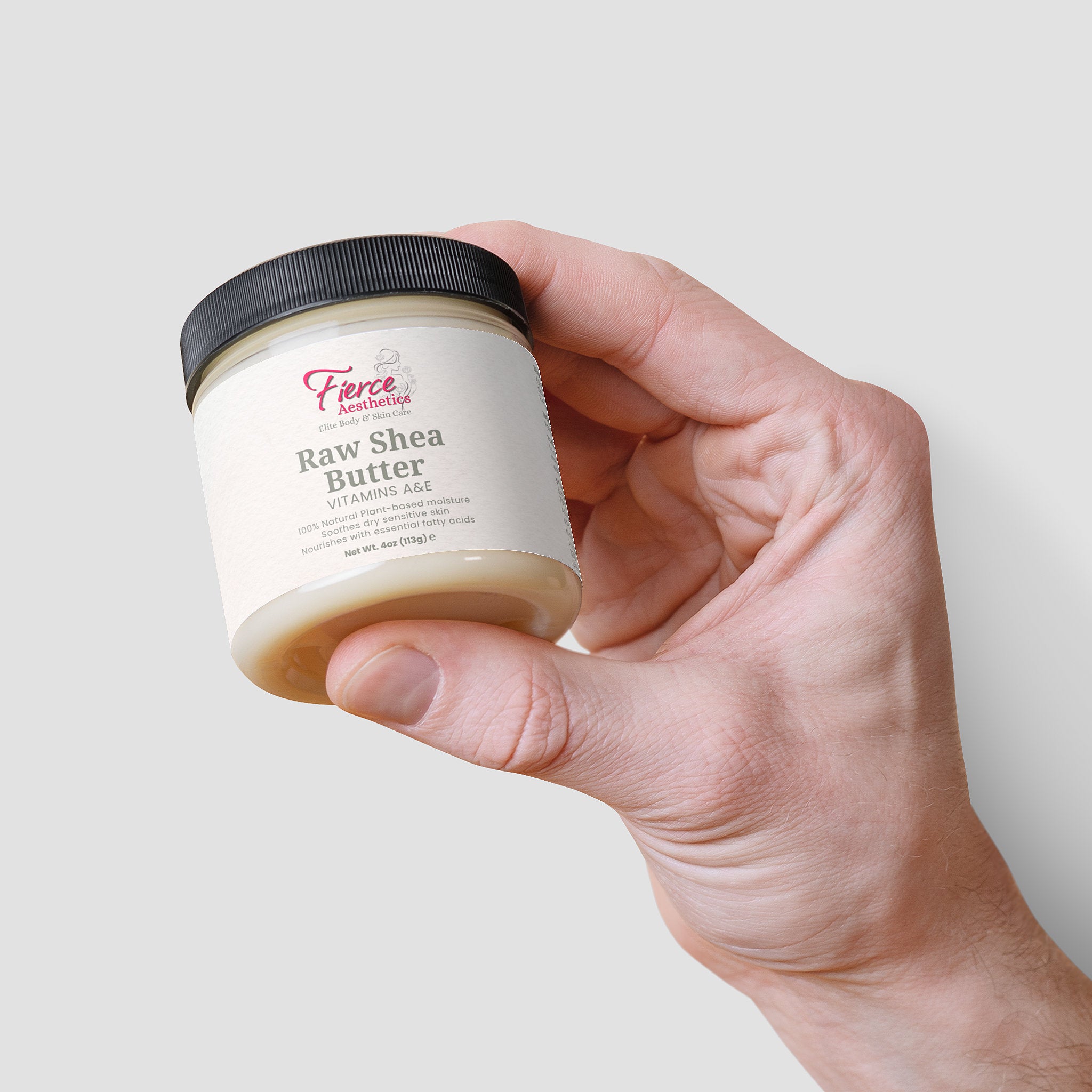RAW SHEA BUTTER - Pure, Raw, Unrefined and Packed With Vitamins and Essential Fatty Acids To Promote Collagen Production and Skin Healing