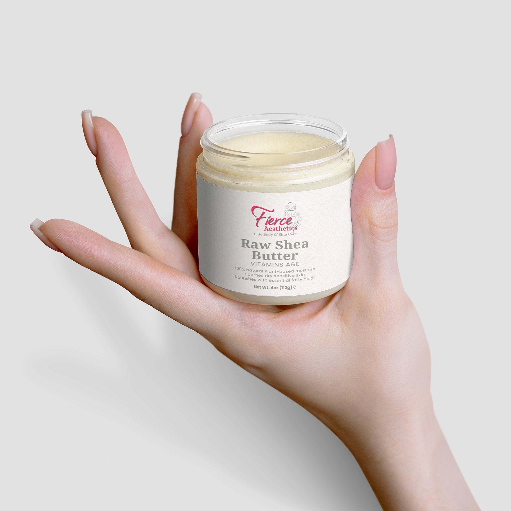 RAW SHEA BUTTER - Pure, Raw, Unrefined and Packed With Vitamins and Essential Fatty Acids To Promote Collagen Production and Skin Healing