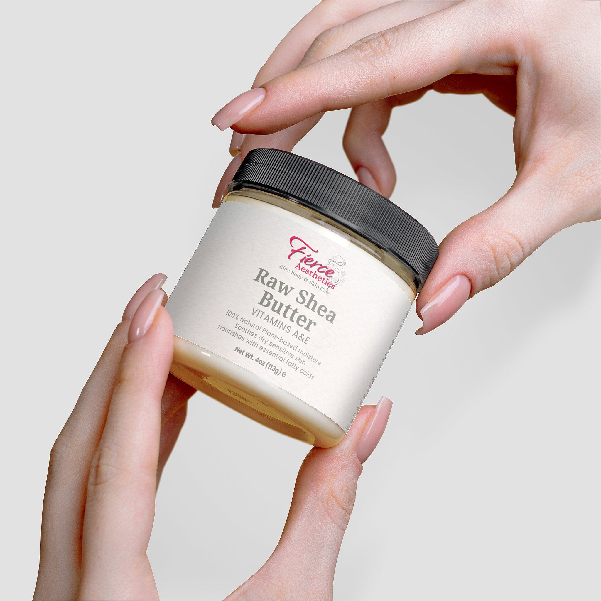 RAW SHEA BUTTER - Pure, Raw, Unrefined and Packed With Vitamins and Essential Fatty Acids To Promote Collagen Production and Skin Healing