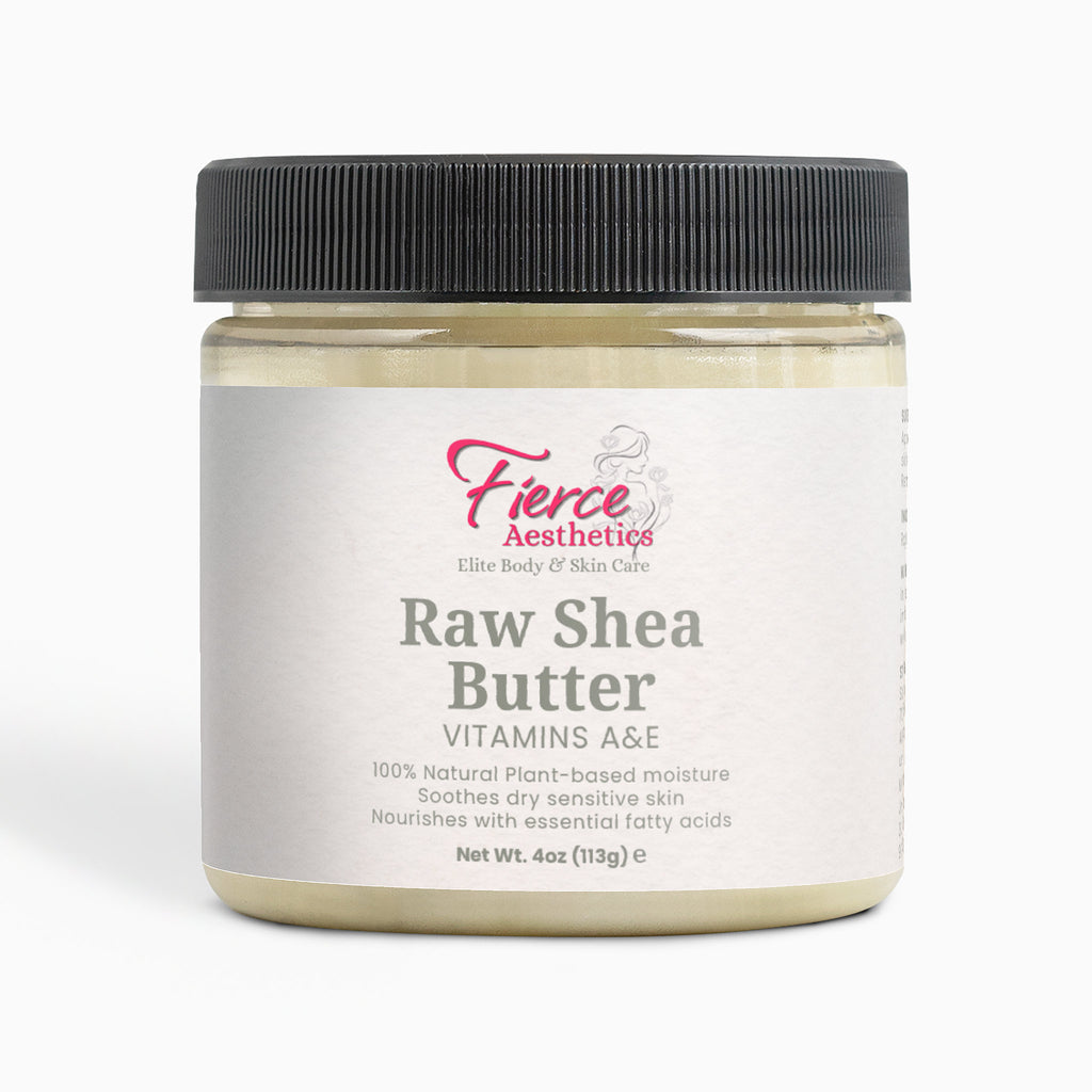 RAW SHEA BUTTER - Pure, Raw, Unrefined and Packed With Vitamins and Essential Fatty Acids To Promote Collagen Production and Skin Healing