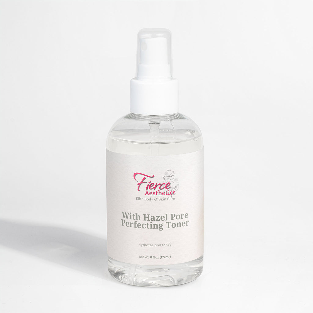 WITCH HAZEL AND SODIUM HYALURONATE Pore Perfecting Toner To Plump, Tone and Hydrate