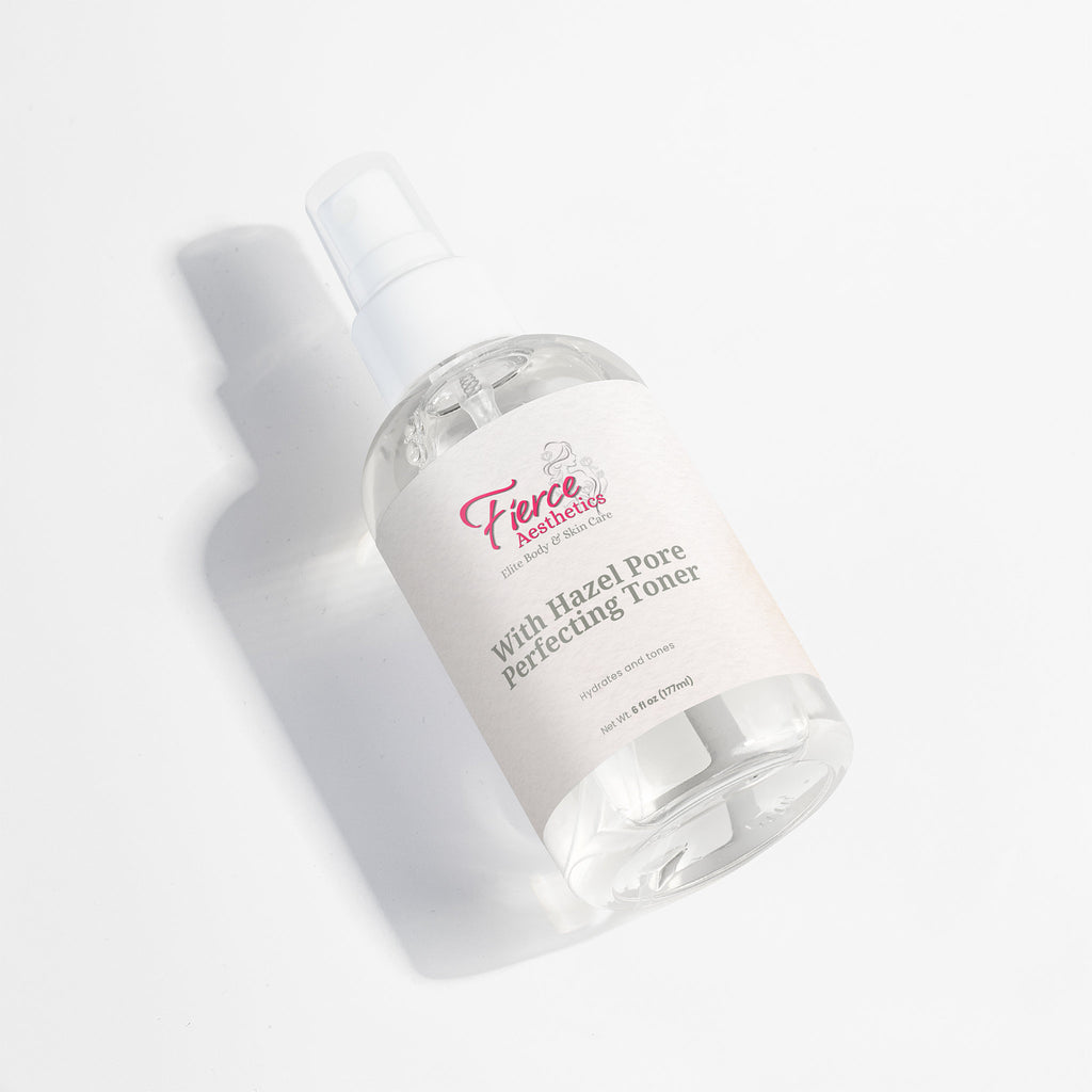 WITCH HAZEL AND SODIUM HYALURONATE Pore Perfecting Toner To Plump, Tone and Hydrate