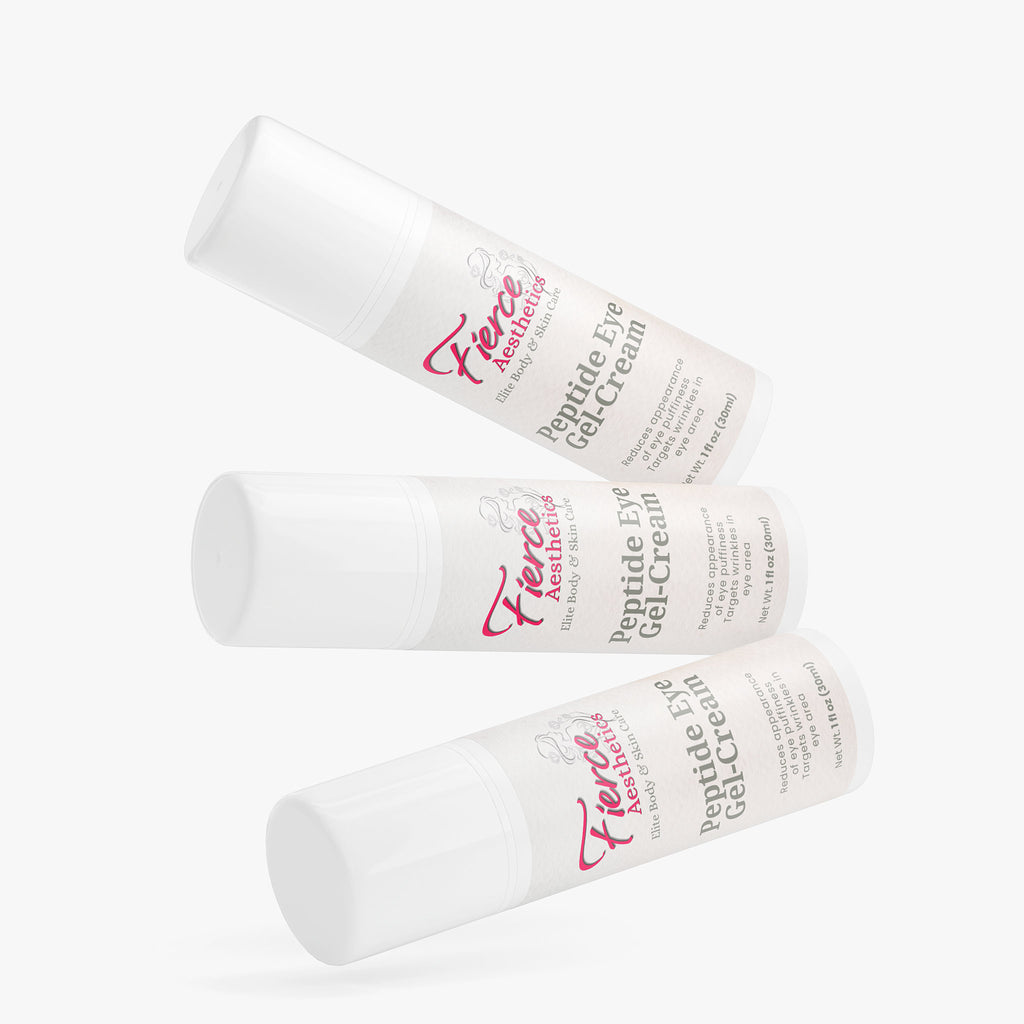 PEPTIDE EYE GEL-CREAM With Antioxidants To Reduce Puffiness and Plump Fine Lines