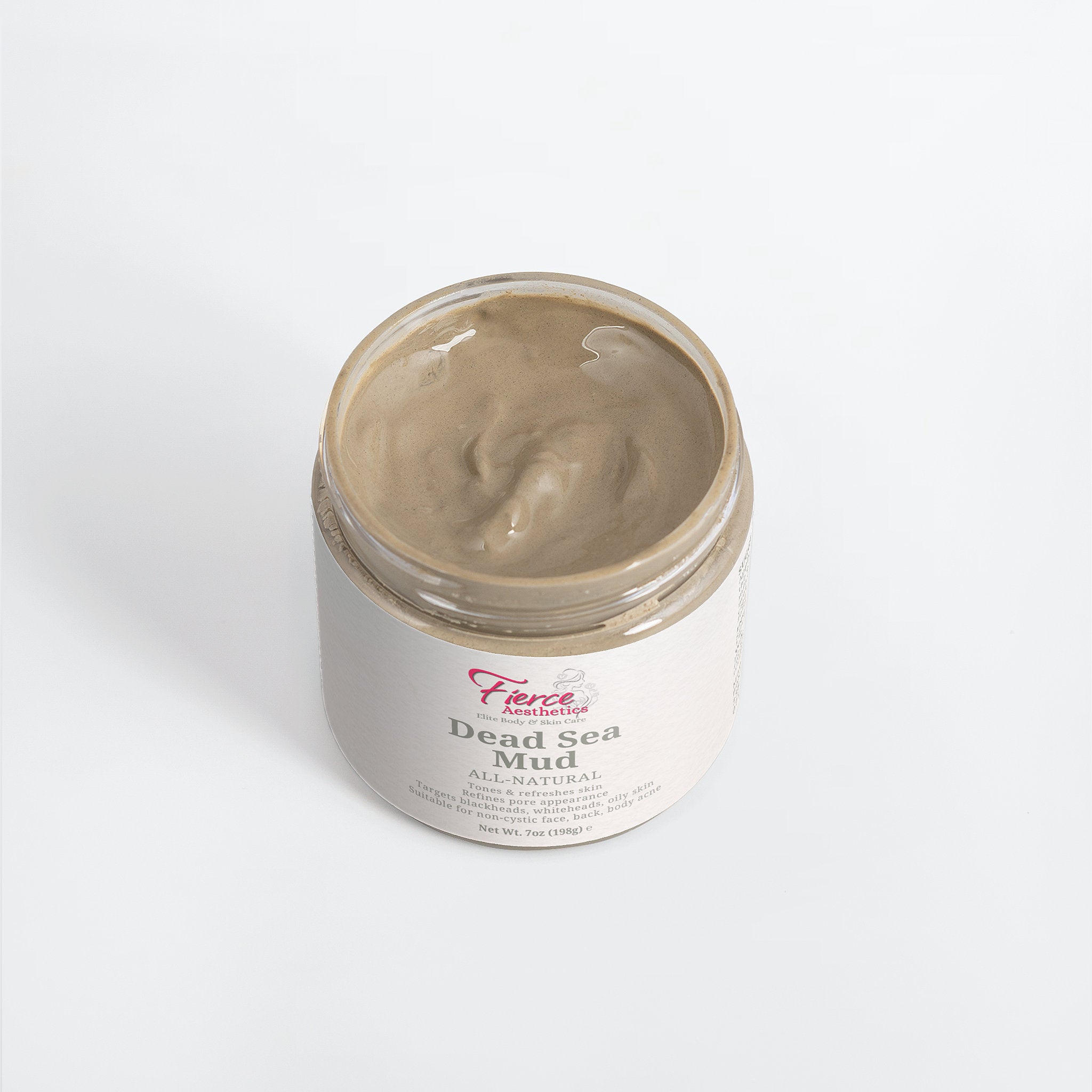 DEAD SEA MUD - 100% Natural Pore Reducer For The Face, Back, and Body To Combat Blackheads, Whiteheads, and Oily Skin
